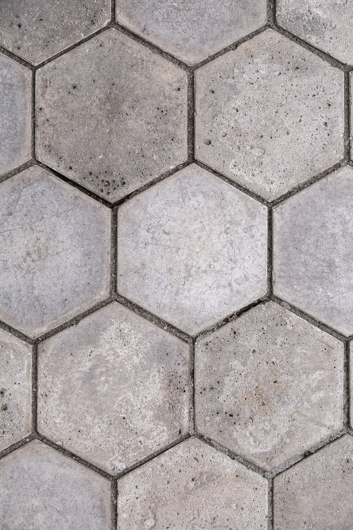 Weathered texture of 8" hexagons
