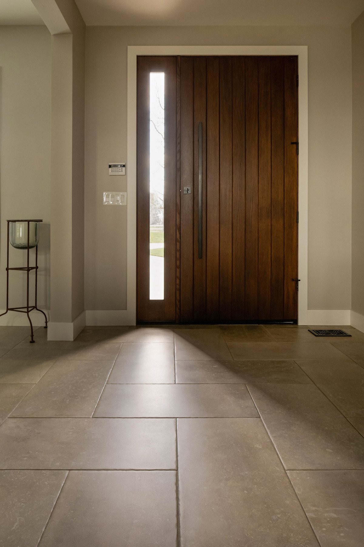 Entry hall leading to the front door