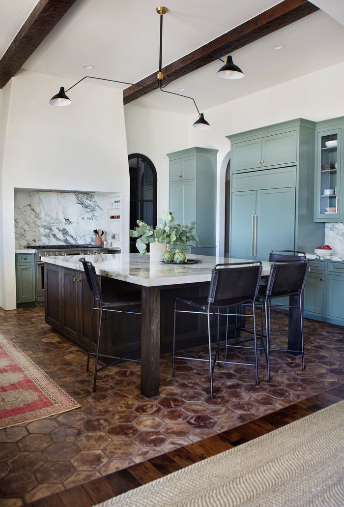 Tuscan Mustard Hexagon Kitchen