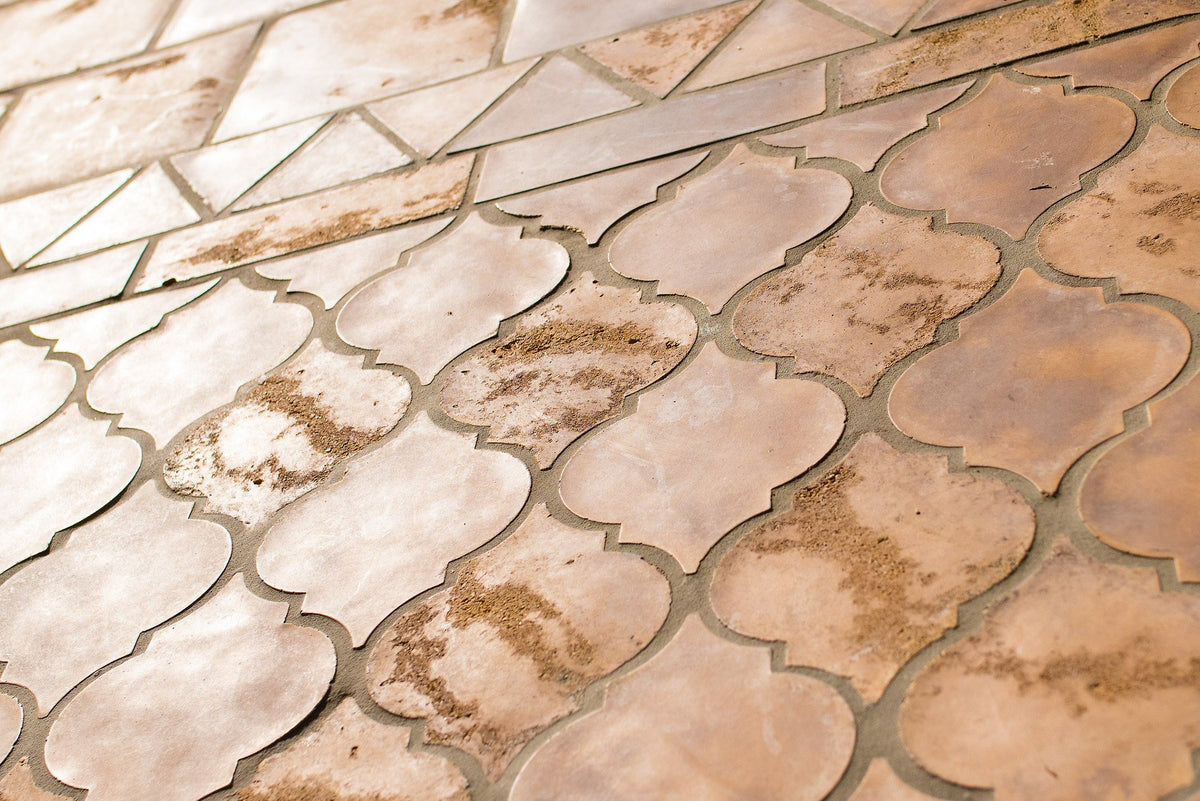 San Felipe tile in Tuscan Mustard