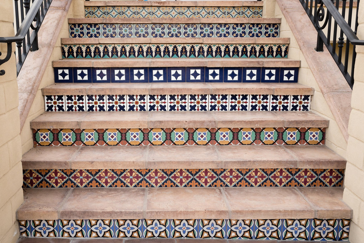 Roman stair treads with Decos risers