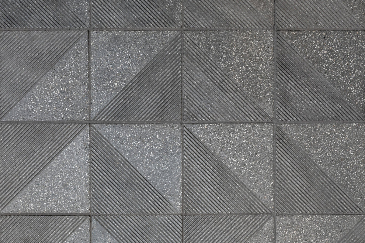 Terrazzo-style speckle in Charcoal