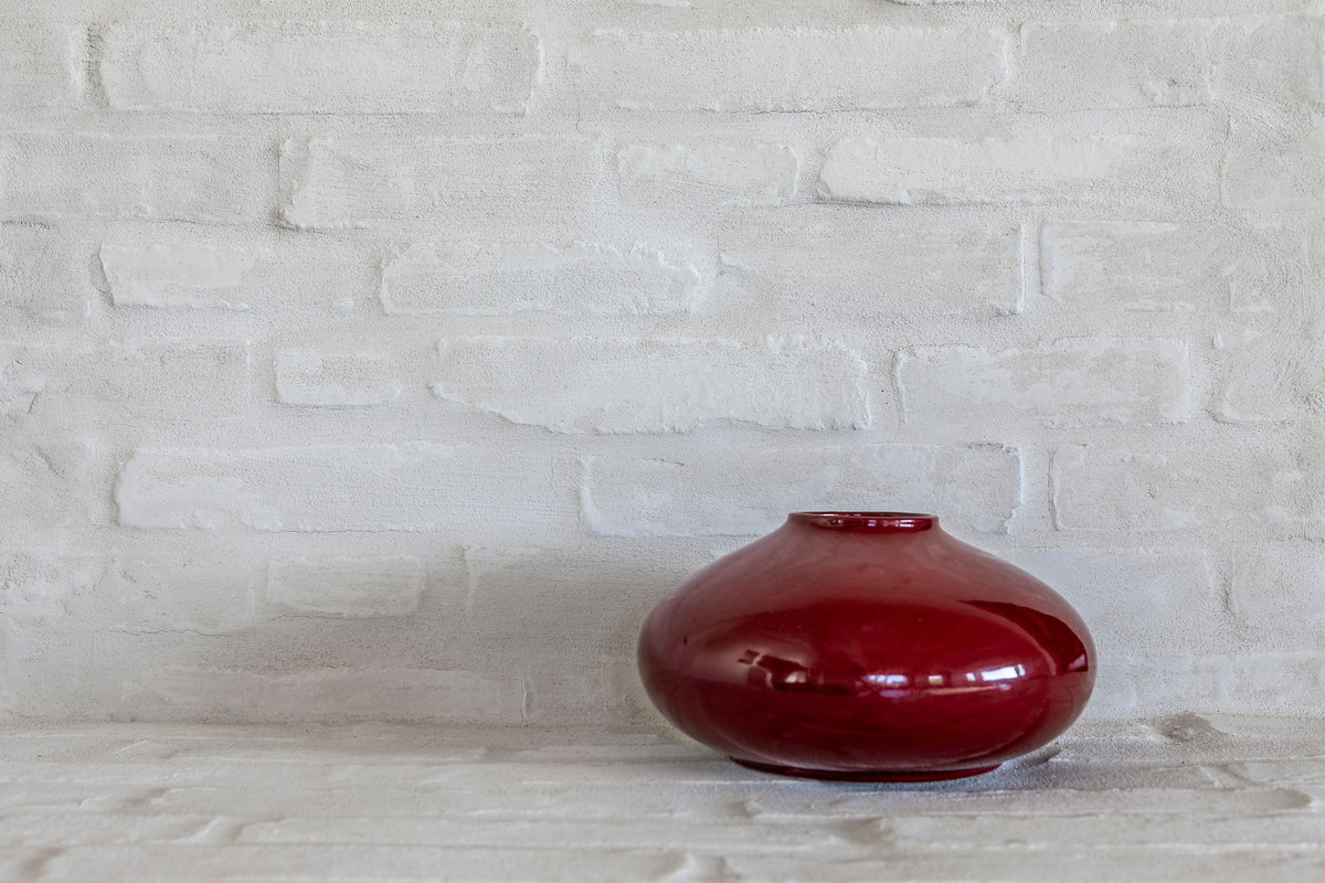 Hearth ledge against Rice brick